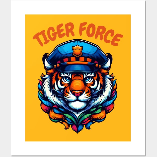 Tiger force policeman Wall Art by Japanese Fever